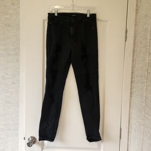 KanCan Womens Black Denim Jeans Size 9/28 EUC
